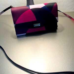 Kate Spade crossbody purse, multi colored, never used